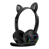 Diademas Y Audífonos De P Auriculares Bluetooth Cat Ear, Au