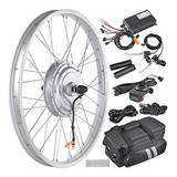 Kit 24 Front Fat Electric Bicicleta E-bike Motor Kit 36v 75