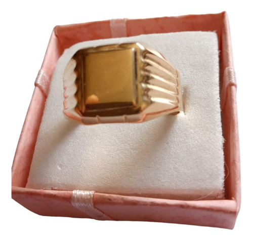 Anillo De Oro De 18 Klts Nuevo De Sello 12cuotas 0interes