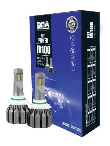 Kit Cree Led H1 H3 H7 H11 9006 Canbus Iron Led Alta Gama 