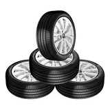 4- Llantas Automóvil Ascend Lx Yokohama 205/55r16 H91 800aa