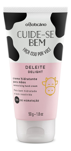 Creme Mãos Hidratante Desodorante Cuide-se Bem Deleite 50g