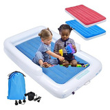 Inflatable Toddler Travel Bed With Fitted Bed Sheet + P...