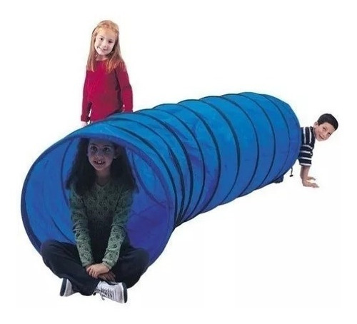 Tunel Pelotero Tubo Autoarmable Carpa Tela Infantil Plegable