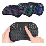 Mini Teclado Inalámbrico Airmouse Android Smart Tv Iluminado