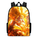Mochila Bolsa Escolar Infantil Goku Anime Desenho Promoção 