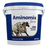 Aminomix Forte Balde 2,5kg Vetnil Sumplemento Cavalos Cães