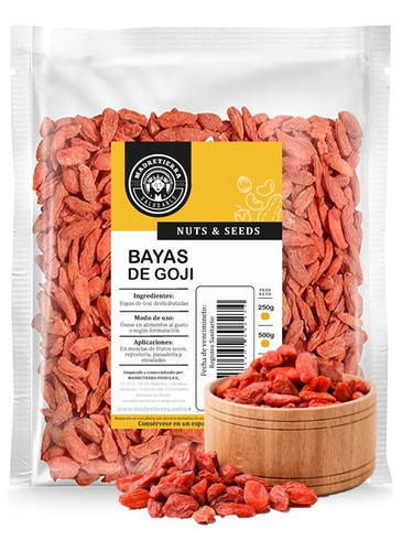 Bayas Goji - Gojiberries X 250g - Kg a $132