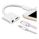 Adaptador Para iPhone Dual Lightning Carrega Fone Duplo P2