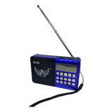 Rádio Radinho Bluetooth Recarregável Fm Usb De Bolso Pequeno
