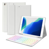 Funda C/teclado Morecoo Para iPad 9th/8th/7th 10.2inch Gris