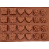 Moldes Silicón Chocolate Regalos Bombones Corazones