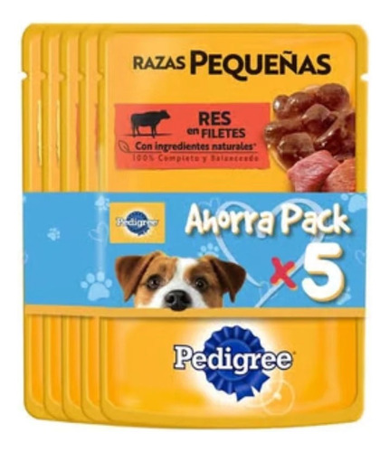 Pedigree Alimento Húmedo X 5 - Unidad a $2480