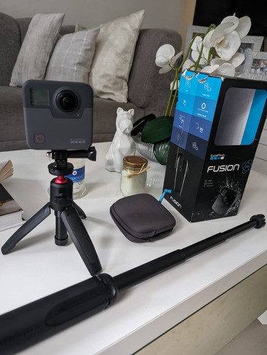 Cámara Gopro Fusion 18mp 5.2k Wi-fi Bluetooth 360º