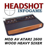 Serviço De Conversão Mod Av Atari 2600 Wood Heavy Sixer