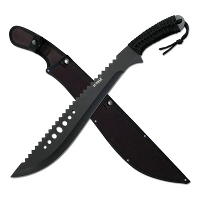 Machete Táctico Jungle Master Acero al Carbono 56cm Funda Incluida | Meses sin interés