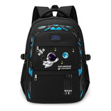 Mochila Escolar Iforu Backpack-09n Color Negro Diseño Lisa 30l