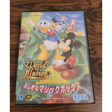 Jogo Cartucho World Of Ilusion Mega Drive Original Japones