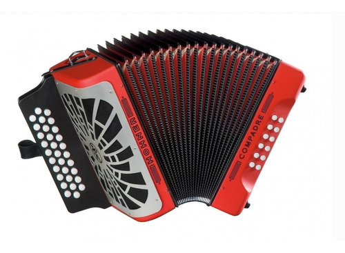 Hohner Compadre A48241 Acordeón Diatónico Sol-do-fa C/ Funda