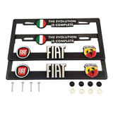 Porta Placas Fiat Camioneta Auto Camion Cubre Pijas Kit