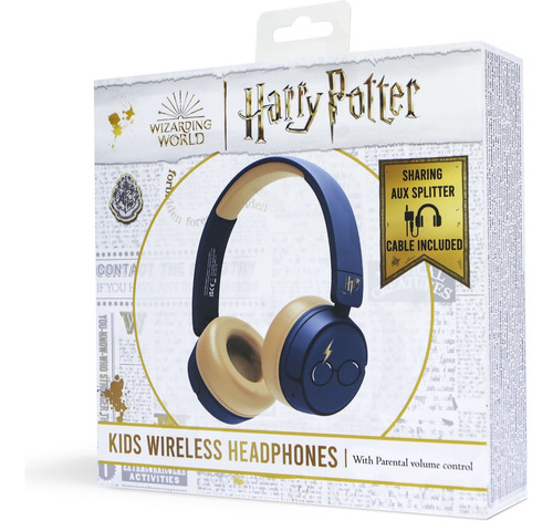 Headset Peglable Harry Potter Otl Inalámbrico & Micrófono
