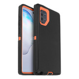 Funda Para Galaxy Note 10 Plus Aicase Black/blaze Orange