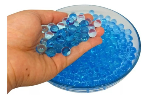 Bolinhas Gel Orbis Orbeez Azul Decoração Bolas De Gel 10.000