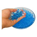 Bolinhas Gel Orbis Orbeez Azul Decoração Bolas De Gel 10.000