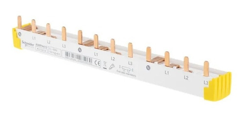 Puente Peine Tetrapolar P/ Termica 12 Polos Schneider Acti9