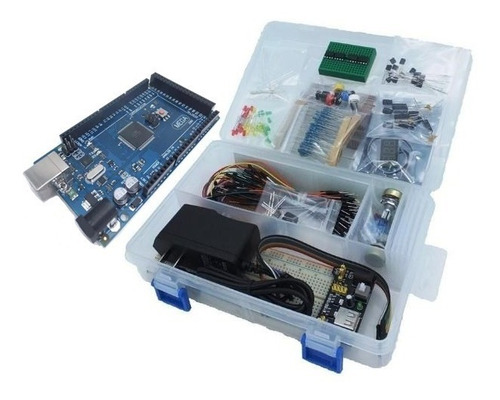 Kit Starter Electrónica Básica + Placa Mega R3 Genérica Ardu