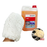 Shampoo Para Lavar Carro Moto C/ Cera 5l Limpa Protege +luva