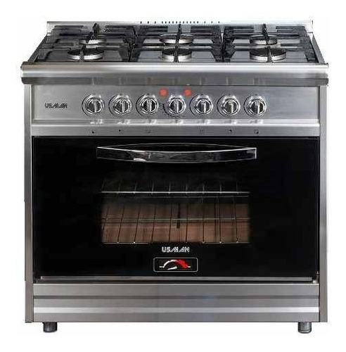 Cocina Usman Irina 900 Acero 90cm 6h Fundicion Selectogar6