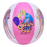 Pelota Inflable Para Piscina Barbie Color Rosa