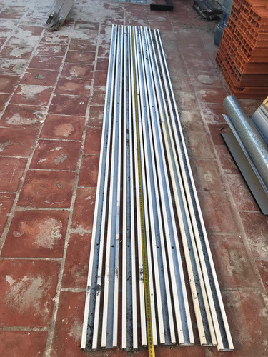 Guías Laterales De Aluminio Para Cortina Roller