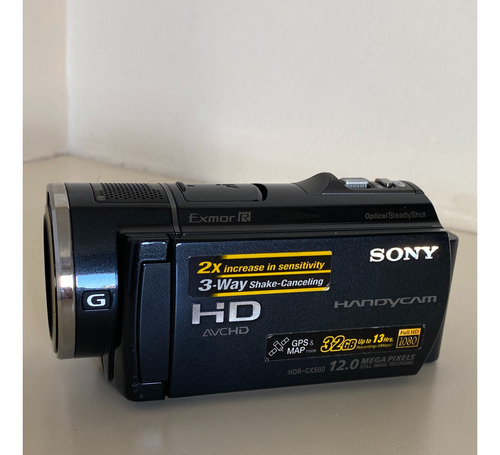 Câmera Filmadora Sony Handycam Hdr-cx500v 1080i 32gb C/ Gps 