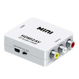 Adaptador Convertidor Hdmi A Rca Av Audio Video Conversor Tv