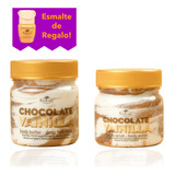 Kit Hidratante Y Exfoliante Body Scrub Chocolate Y Vainilla