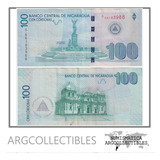 Nicaragua Billete 100 Cordobas 2007 P-204 Vf+