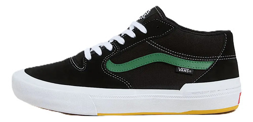 Tenis Vans Bmx Style 114 Mid Negro Con Verde Popcush - Vn000d3r203