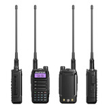 Kit 2 Pc Rádio Baofeng Uv-16 Pro V2 Tri Band Vhf / Uhf