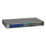 Conmutador Ethernet Poe De 24 Puertos Gigabit Con Poe Y Poe