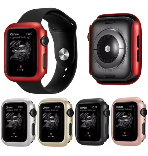 Case Funda Plastico Mate + Mica Para Apple Watch Series 6