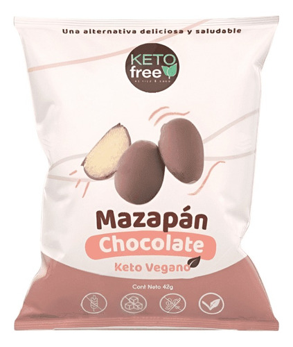 Keto Free Mazapán De Chocolate Sin Gluten 42 G