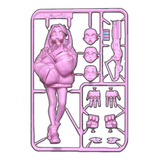 Rebecca Cyberpunk 2077 Edgerunners Figura Model Kit 