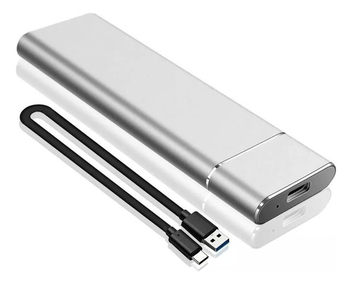 Disco Duro Externo Ssd De Alta Velocidad De 4tb, Plata