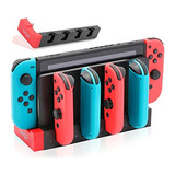 Cargador Para Joy-cons De 4 Interruptores Con 4 Ranuras De C