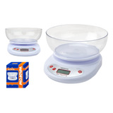 Balanza De Cocina Con Bowl 5 Kg Wadfow Wdfwke5507