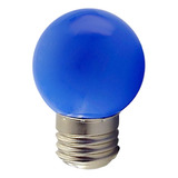 Foco Led Bombilla Decorativo Azul 5w Base E27 100 Piezas