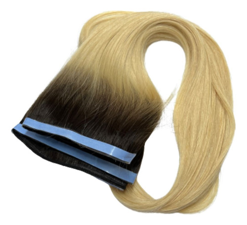 Mega Hair Faixa Adesiva Invisivel Loiro Selecionado 60cm 50g