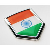 Etiqueta Engomada De La Bandera India De La India, Calcomaní